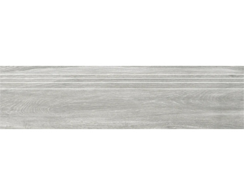 MIRAVA Traptegel Bergen 29,5 x 120 cm gerectificeerd Keramische tegel met houtlook en geribbeld oppervlak