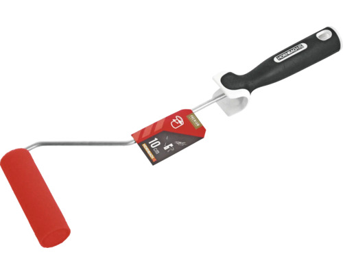 Verfroller, 10 cm, met handvat