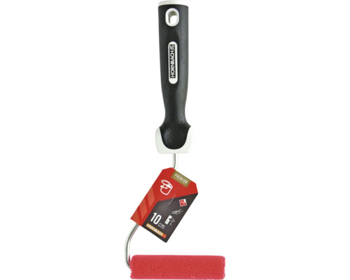 Verfroller met rolbreedte van tien centimeter en Hornbach logo