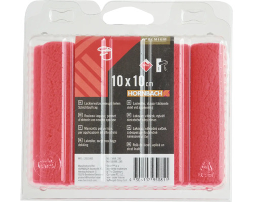 Verfrollers in de maat 10 x 10 cm in een verpakking