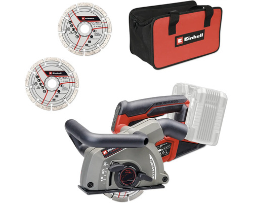 EINHELL Accu muurfrees TP-MA 36/30 Li BL (zonder accu) Einhell Muurfrees met twee doorslijpschijven, accu en gereedschapstas