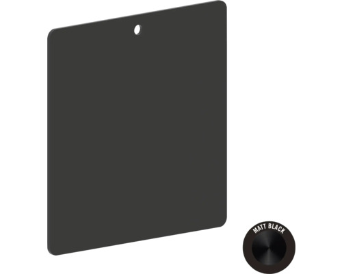 Rechthoekige plaat met ophanggat