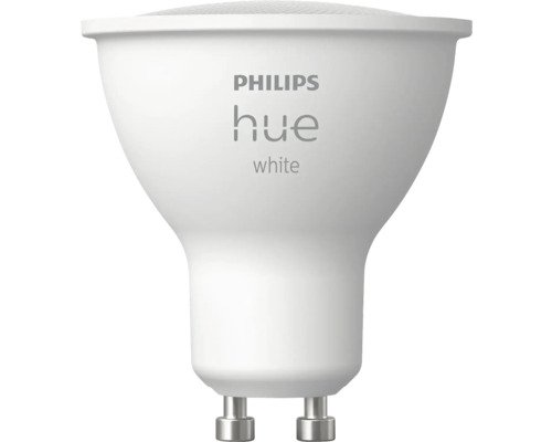 PHILIPS Hue White LED-lamp GU10/4,2W warmwit