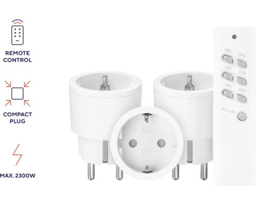 Draadloze stopcontacten set met afstandsbediening