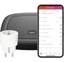Smart Home set met gateway, stekker en smartphone app voor bediening