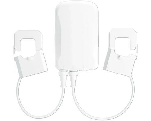 Witte watermelder met twee sensoren en kabels