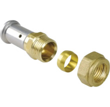 Persfitting met wartelmoer en knelring