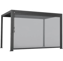 Paviljoen met rolgordijn voor privacy