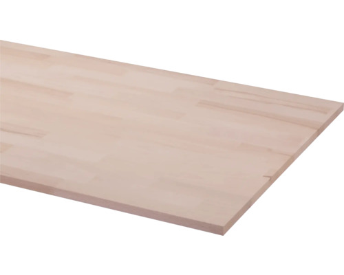 BUILDIFY Timmerpaneel beuken verlijmd 18x600x2000 mm Houten plank van licht hout