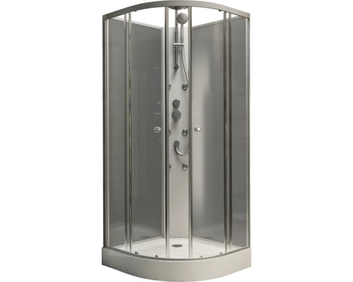 Complete douchecabine met douchegarnituur en douchepaneel