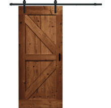 BARNDOOR set op maat vintage bruin wales + basic rail-thumb-1