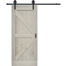 BARNDOOR set op maat vintage grijs wales + spaak rail-thumb-1