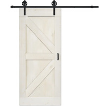 BARNDOOR set op maat vintage wit wales + spaak rail-thumb-1