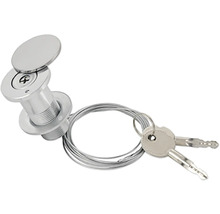 Slot met sleutel en kabel