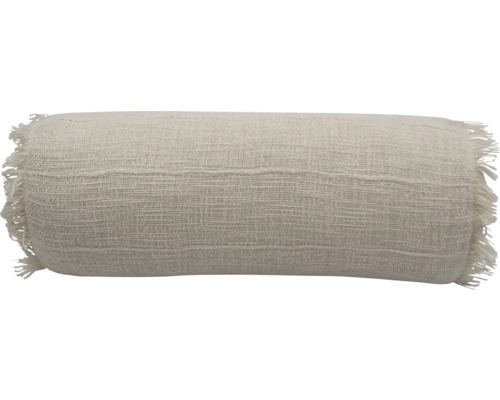Langwerpig kussen met franjes