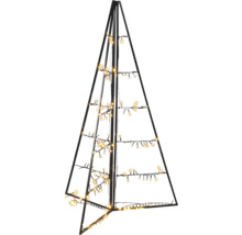 Decoratieve kerstboom met verlichting voor een feestelijke sfeer