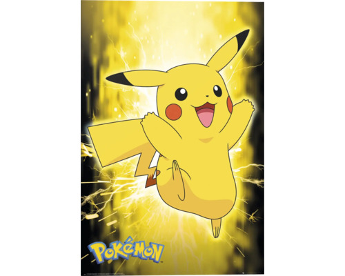 PLANET PICTURES Decopaneel Pikachu 60x90 cm