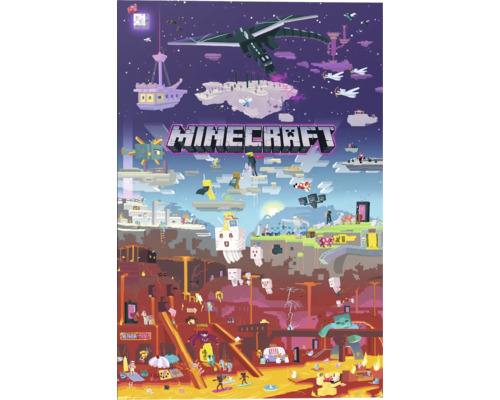 Decopaneel Minecraft 60x90 cm