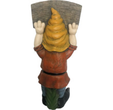 LAFIORA Decoratiefiguur kabouter welkom 38x30x100 cm