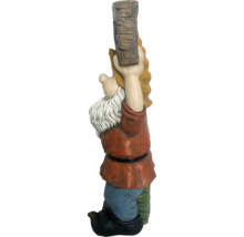 LAFIORA Decoratiefiguur kabouter welkom 38x30x100 cm