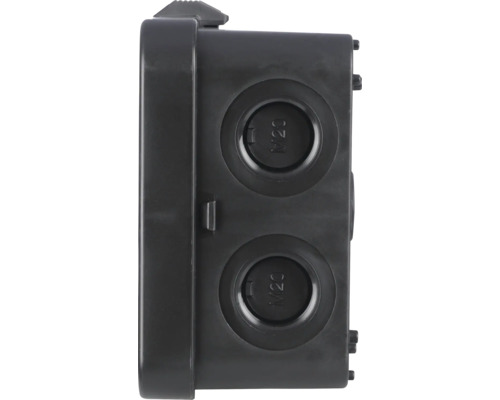 Aftakdoos met twee M20-ingangen