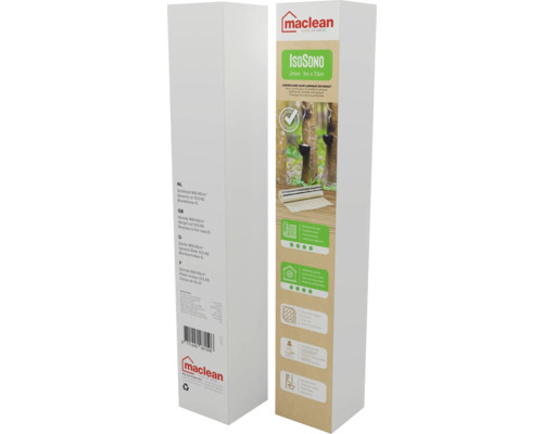 MACLEAN IsoSono ondervloer 1X7,5 m natuurlijk rubber Maclean IsoSono geluidsisolerende matrol met een lengte van 15 meter