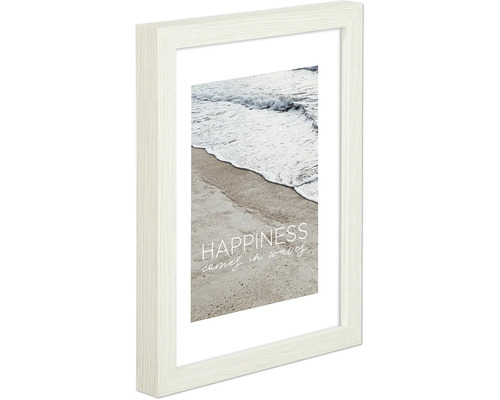 Fotolijst met oceaanmotief en de tekst Happiness comes in waves.