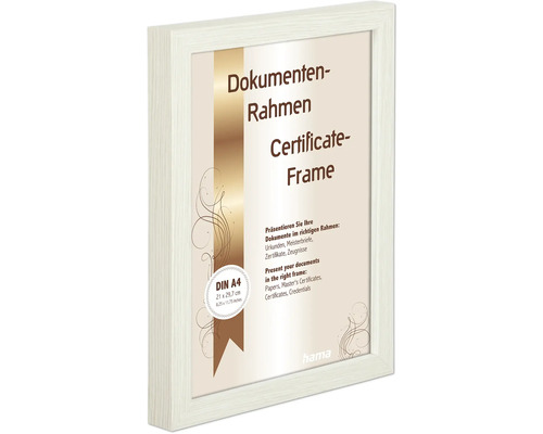 Certificatenlijst voor documenten in DIN A4 formaat