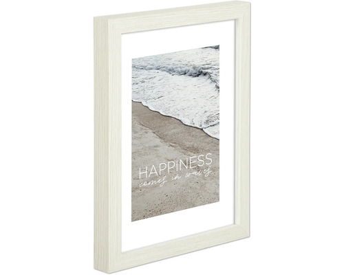 Fotolijst met motiefdruk strand en spreuk