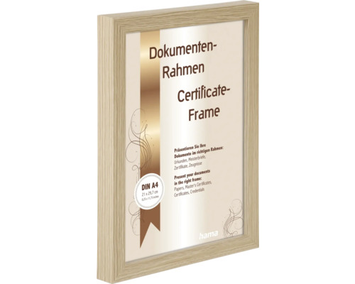 Documentenlijst A4 met houtlook