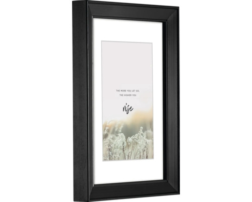 Zwarte fotolijst met motief