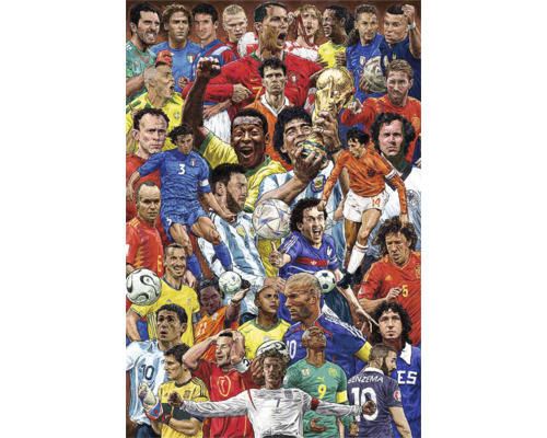 REINDERS Poster Legendary Footballers 61x91,5 cm