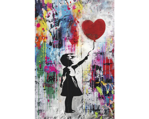 REINDERS Poster Concrete Balloon Girl 61x91,5 cm kopen! | HORNBACH