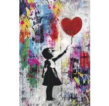 REINDERS Poster Concrete Balloon Girl 61x91,5 cm