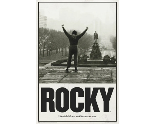 REINDERS Poster Rocky Balboa 61x91,5 cm