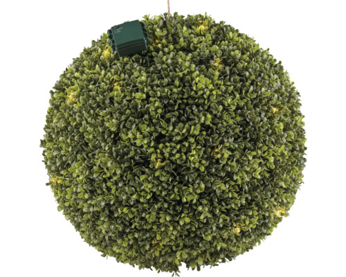 Kunstplant Buxus bol met LED Ø 45 cm