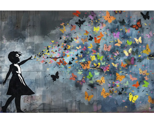 REINDERS Poster Girl Dark Butterflys 61x91,5 cm