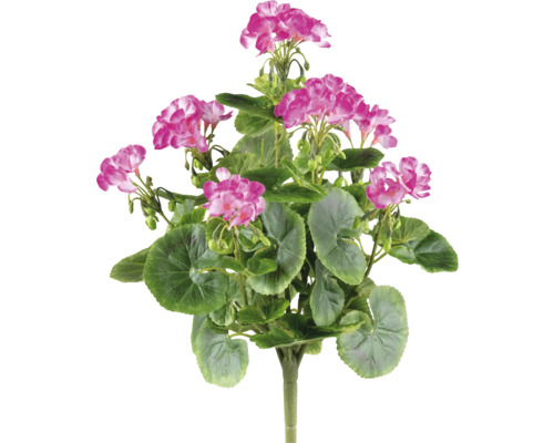 Kunstplant Geranium bos paars 2 st.