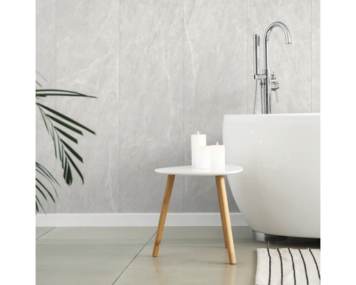 DUMAPLAST Wandbekleding Dumapan XL SMP pala 2600x375x8 mm Badkamer met ligbad, kraan, tafel en wandpanelen
