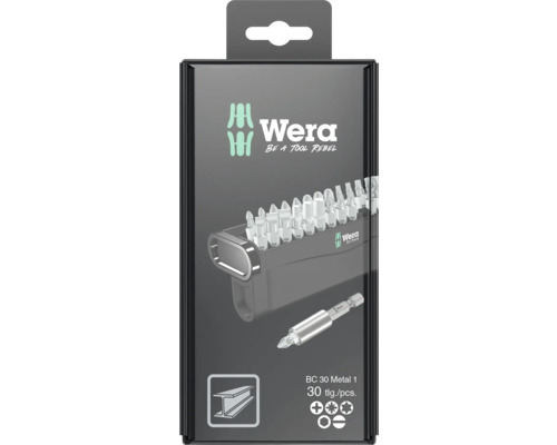 WERA Bitset Bit-Check 30 Metal 1 SB, 30‑delig