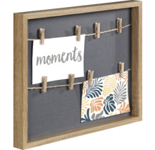 Decoratieve fotolijst met wasknijpers voor het ophangen van foto''s of notities