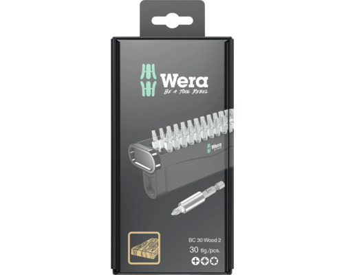 WERA Bitset Bit-Check 30 Wood 2 SB, 30‑delig