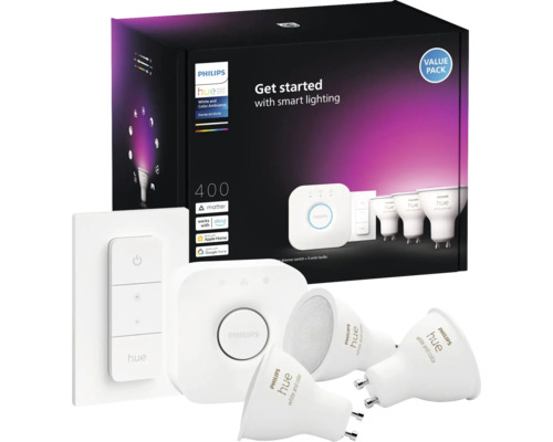 PHILIPS Hue White and Color Ambiance starterset GU10