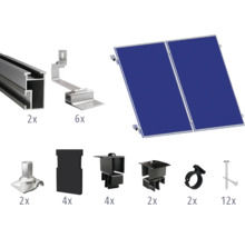Componenten voor de montage van zonnepanelen op het dak