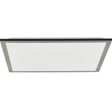 Vierkante led-plafondlamp met metalen rand