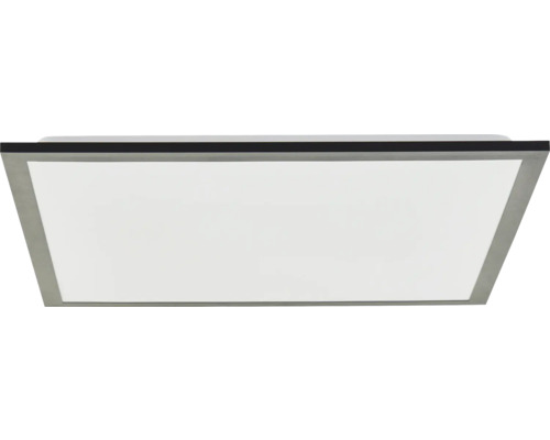 Vierkante led-plafondlamp met metalen rand