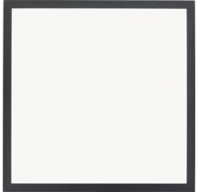 Vierkante, witte plaat met donker frame
