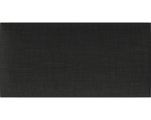 MOLLIS Wandkussen Linnen grafiet 30x60 cm Zwart textielbehang