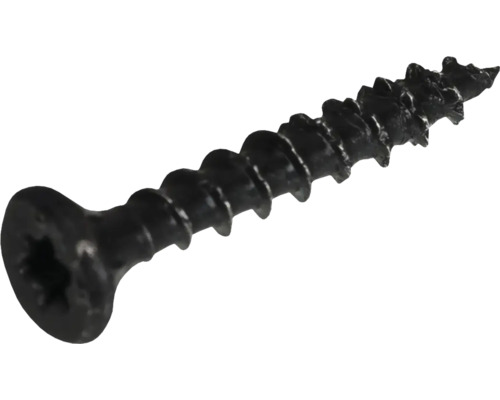 Zwarte houtschroef met torx aandrijving