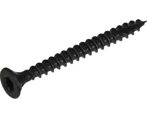 Schroef voor universeel gebruik, zwart, close-up